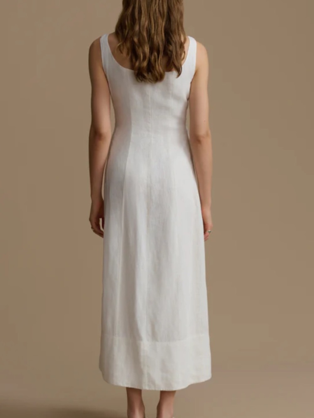 Jenni Kayne NEW Kinney Linen Dress White Size Small - Picture 3 of 7
